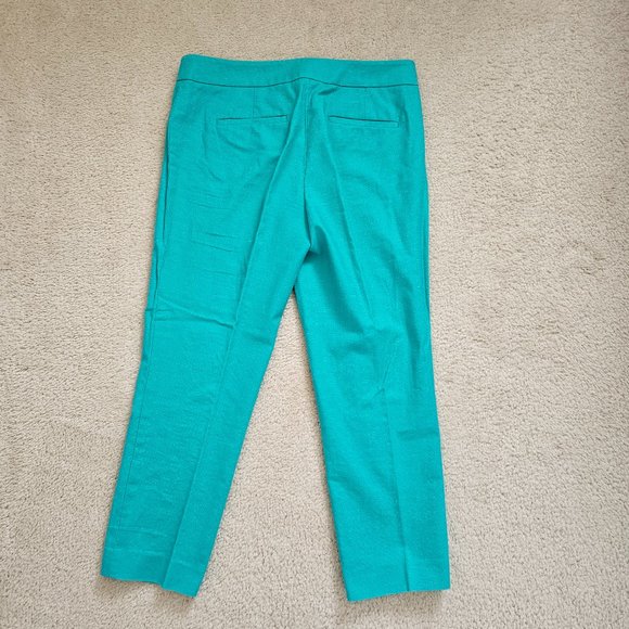 LOFT Teal Ankle Pants - Picture 7 of 8